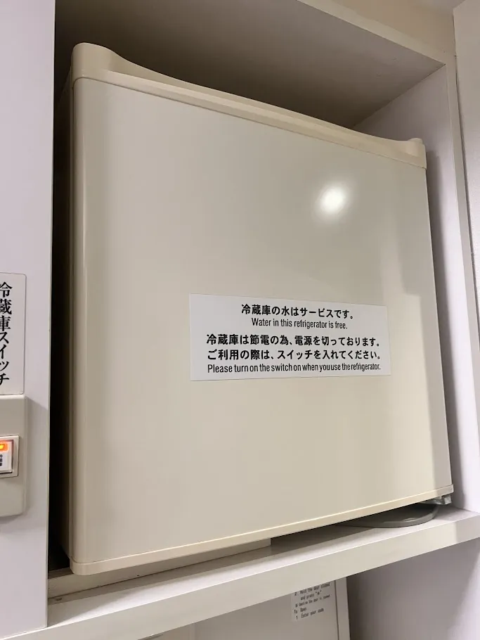 客室の小型冷蔵庫