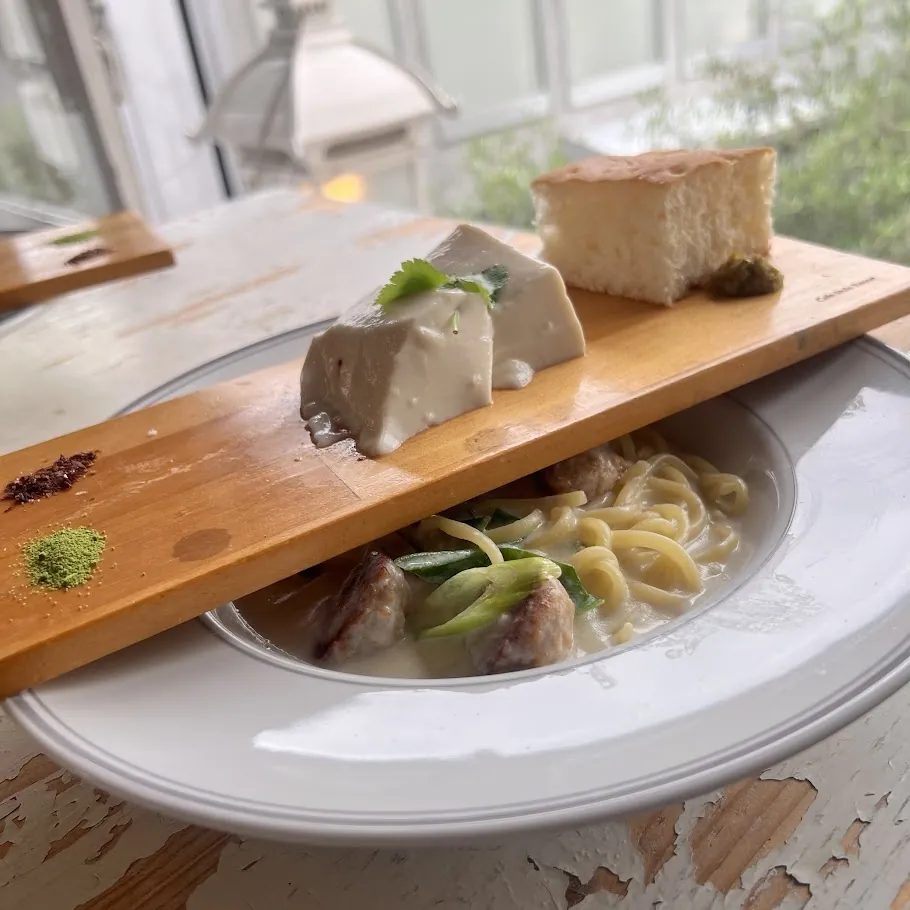 お豆腐パスタのメニュー